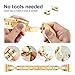 Wekin Replacement Metal Bands Compatible with Fitbit Charge 4 /Charge 3/Charge 3 SE Women Men, Adjustable Bling Rhinestone Bracelet Wristbands Straps Accessory for Charge 3 Fitness Tracker (X-Gold)