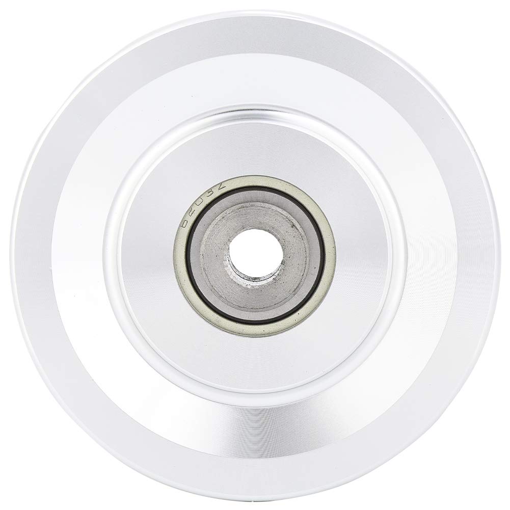 Demeras Fitness Pulley Aluminium Alloy Home Gym Attachments Strength Training Pulley for Lat Pull Downs,Bicep Curl,Triceps Extensions (90mm)