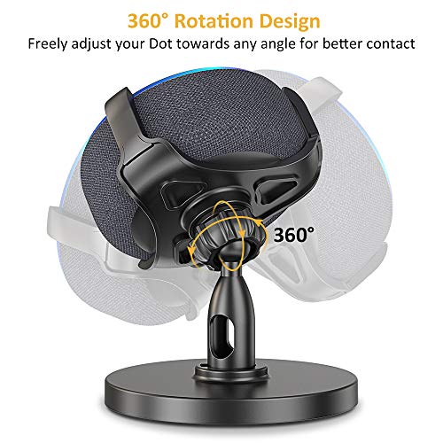 Comsoon Table Holder for 3rd Generation, 360Â° Adjustable Stand Bracket Mount with Rubber Protection for Home Speaker, Clever Dot Accessories Improves Sound Visibility & Appearance
