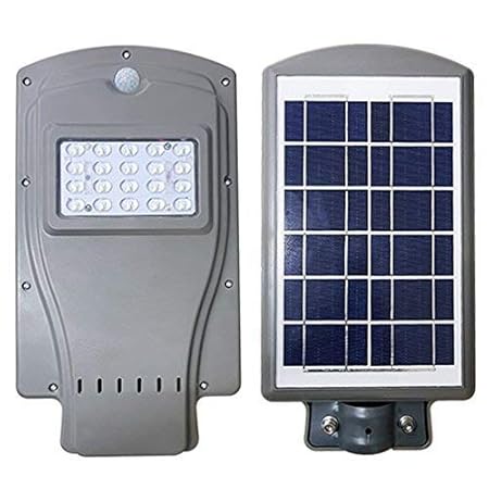 Impression Lights Solar LED Street Light 20W LED Chips - All-in-ONE, Cool White 6500k (IP65