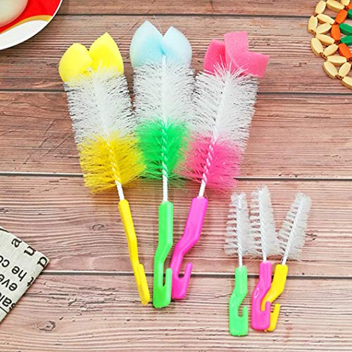 Elaco Brush, Baby Bottle Brush Cleaner Spout Cup Glass Teapot Washing Cleaning Tool Brush