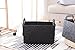 Storage Basket Felt Storage Bin Collapsible & Convenient Box Organizer with Carry Handles for Office Bedroom Closet Babies Nursery Toys DVD Laundry Organizing