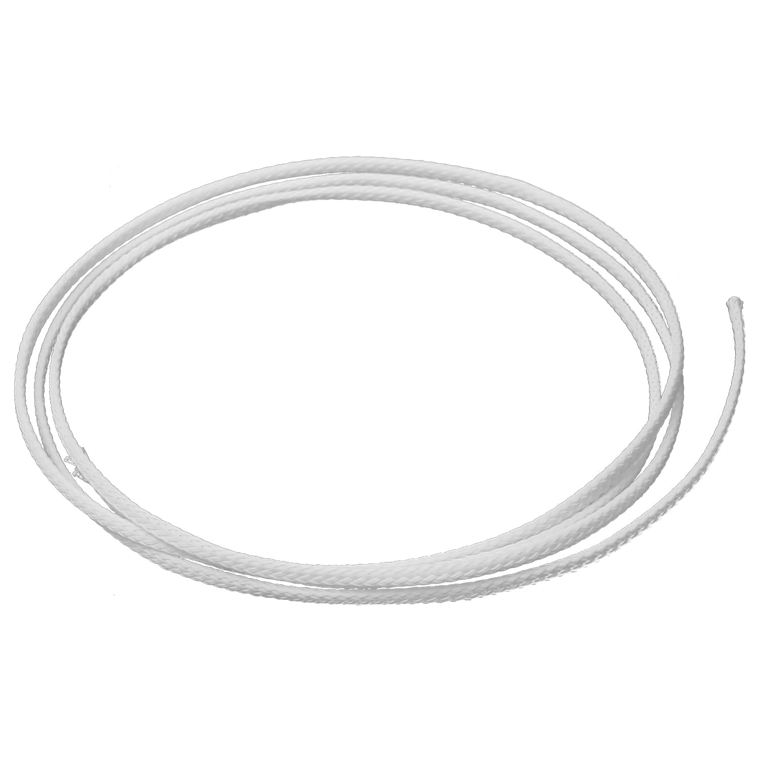 Othmro Cable Management Sleeve, 1m White Cable Tidy Sleeve, Diameter 3mm, Cord Protector, Braided Cable Organizers for Office Cord, Insulation Protection, 1 Pc — image 1