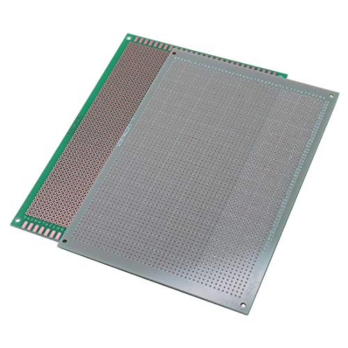 Sscon 2pcs 12x18cm Single Sided Prototype PCB Universal Printed Circuit Board for DIY Soldering