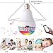 Wireless Bluetooth Speaker Smart LED Light Bulb - WEKSI Dimmable Multicolored Color Changing Lights Desk Lights Bar Sinks - Smartphone Free APP Controlled