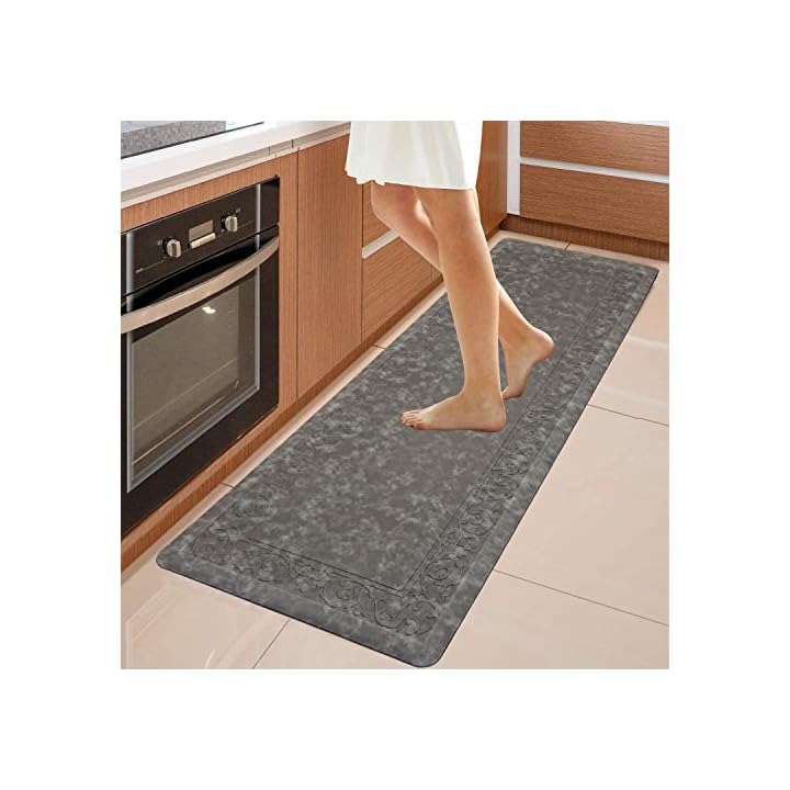 HEBE Extra Long Anti Fatigue Comfort Mats for Kitchen Floor Standing