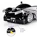 J-Deal Remote Control Car RC Car Mini Climbing Vehicle with Radio Control, Dual Mode 360° Rotating Stunt Car, silver and black