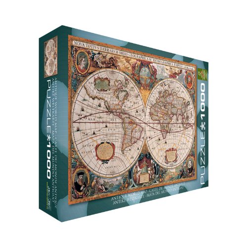 EuroGraphics Antique World Map Puzzle (1000-Piece)