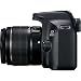 Canon EOS 4000D w/EF-S 18-55mm f/3.5-5.6 III Lens with Professional Accessory Bundle – Includes: Spare LPE10 Battery, Slave Flash, Large Gadget Bag with Dual Buckles & Much Morethumb 4