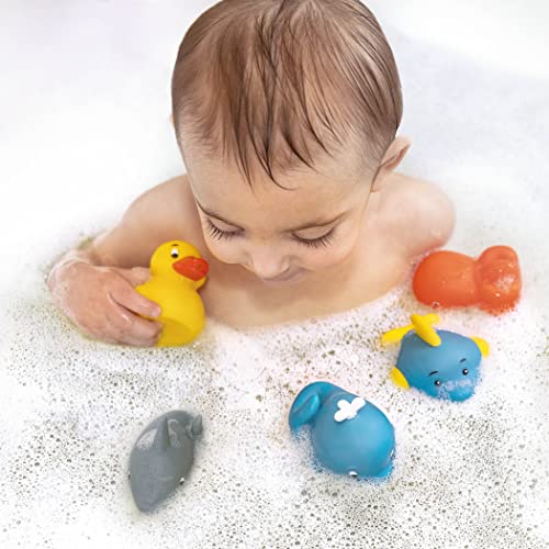 Battat Assorted Bath Toys 9Pcs Animal Squirters Squirt Toys for