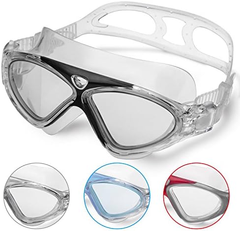 Swimming Goggles Adult Anti Fog No Leaking Clear Vision UV Protection Easy to Adjust Professional+Suitable for Men and Women