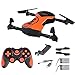Quadcopter drone, Kingtoys Foldable RC Drone with APP Voice Control Flight Aerial Control, 1M HD Wi-Fi Camera ,One Key Return 2.4G 6-Axis Gyro Helicopter with 2pcs 600mAh Batteries