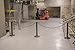 US Weight ChainBoss Black Stanchion With 10' of Black Plastic Chain – Fillable Base