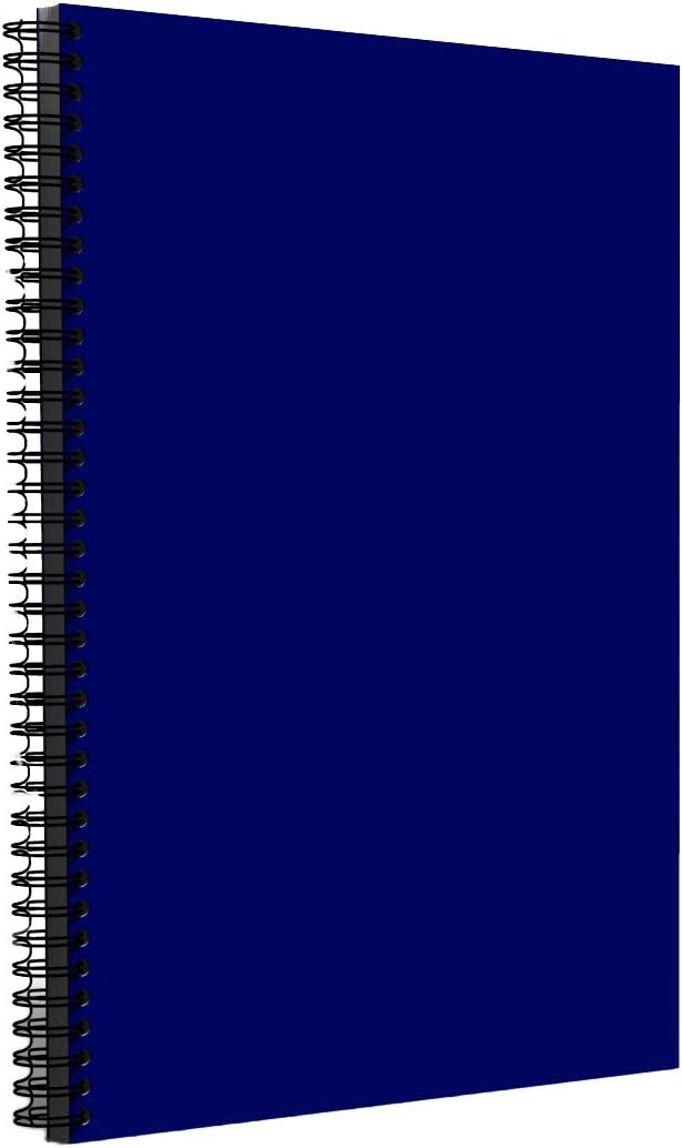 NU: Notebooks - Office Range - A4 Wire Bound Hardback - Stationery Notebooks - Writing Pad - 160 Pages, Black