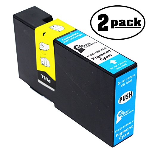 2-Pack Replacement Canon MAXIFY MB2320 Printer Cyan Ink Cartridge - Compatible Canon PGI-1200 XL Cyan Ink Tank