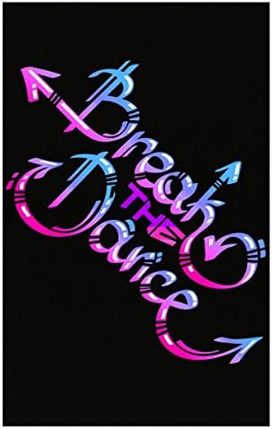 TeeSwitch Break The Dance Graphic Typography White Design - Poster