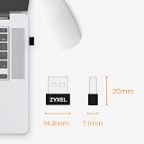 Zyxel NWD6602 Wireless AC1200 USB Adapter MU-MIMO WiFi 5 802.11ac Dual Band view 5