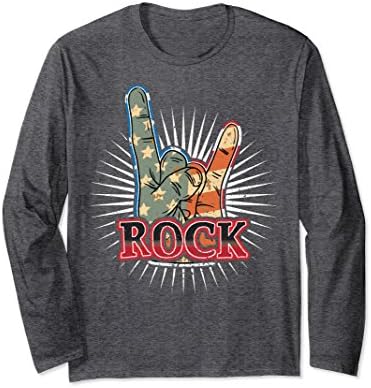 Unisex Vintage USA Rock Shirt - Band Concert Poster 70s 80s T-Shirt Large Dark Heather