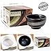 Tealyra - Matcha Bowl Black - Authentic - Ceramic - Made in Japan - Chawan from Japanese Master-Craft - Matcha Tea Cup Ceremony Use