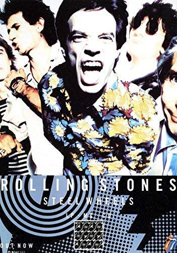 Rolling Stones Steel Wheels Photo Print Poster Sticky Fingers Shirt CD 011 A5