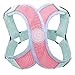 Gooby - Perfect Fit X Harness, Small Dog Choke Free Step-In Harness with Synthetic Lambskin Soft Strap, Pink, Small