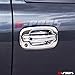 A-PADS Compatible with for Cadillac Escalade 2002-03 04 05 06 & GMC Sierra 1999-2006 / Yukon 2000-2006 -Chrome Door Handle Cover with Passenger Keyhole