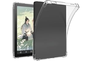 TPU Protective Case for Bigme B6, Shockproof Transparent Cover Scratch-Resistant Clear Sleeve for E-Reader Smartphone Accesso