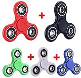 5 PACK Hands Fidget Spinner Toy Stress Reducer - Perfect For ADD, ADHD, Anxiety, and Autism Adult Children
