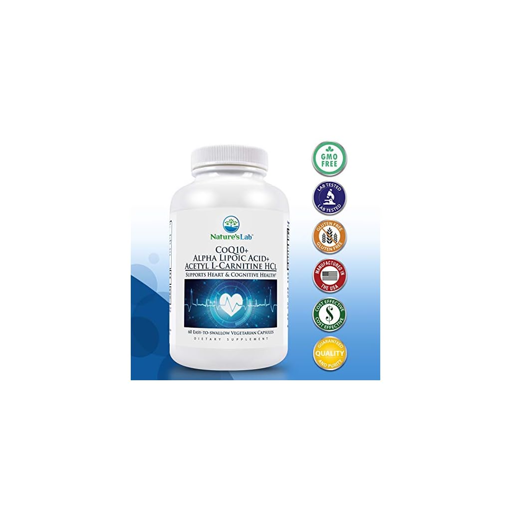 Nature’s Lab CoQ10 + Alpha Lipoic Acid + Acetyl LCarnitine HCl