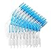 Anself 200PCS Dental Floss Interdental Brush Teeth Stick Toothpick Soft Silicone Double-ended Tooth Picks