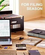 ThinkTex Accordion File Organiser 26 Pockets Monthly Bills Letter A4 view 5