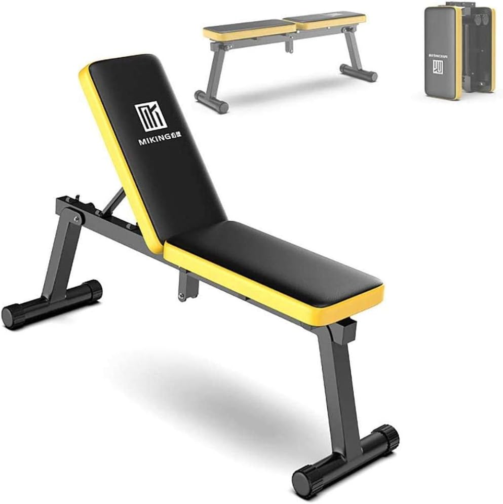 GYPPG Adjustable Weight Bench Flat Workout Bench Multiuse