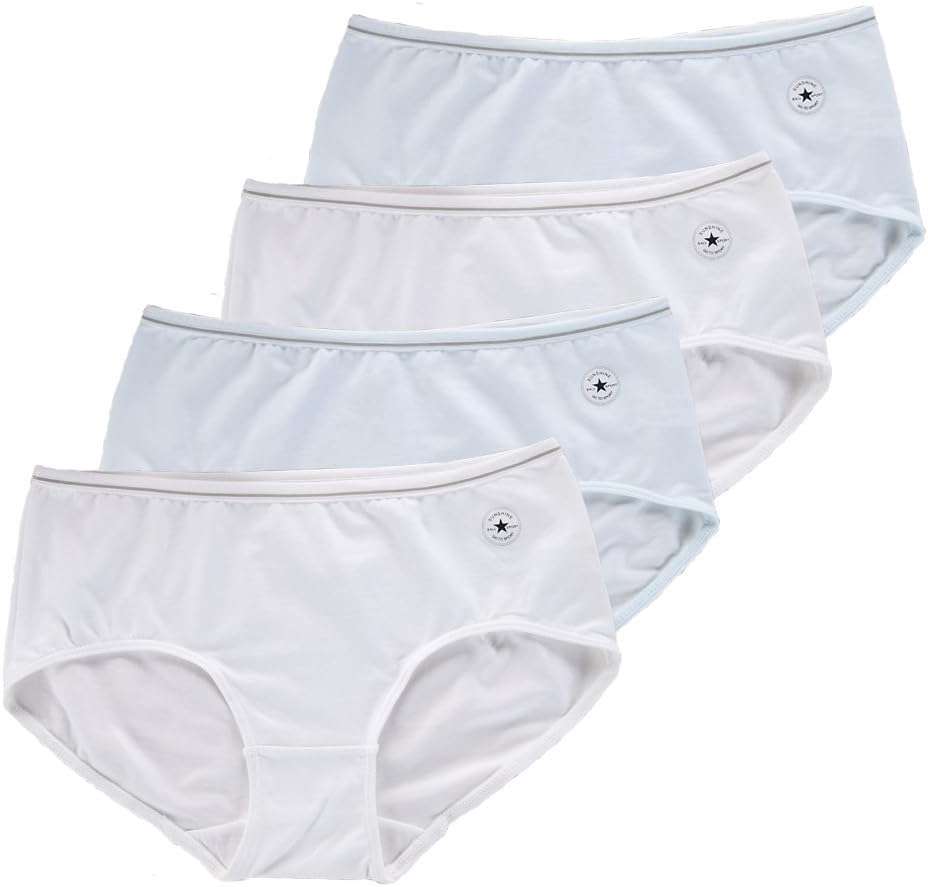 VictorySweety Big Girl's 7-18 Years Pure Cotton Briefs Panties Underwear Bikini