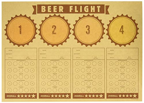 Creative Converting 325085 Cheers & Beers Beer Flight Placemats Party Supplies, 14
