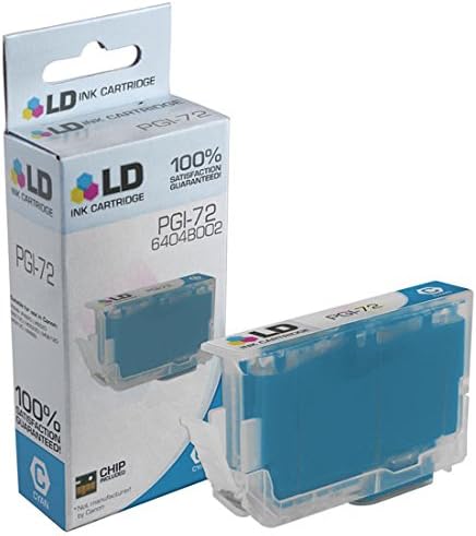 LD Compatible Ink Cartridge Replacement for Canon PGI-72 6404B002 (Cyan)
