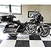 Black Harley Tour pak pack trunk touring Road King Electra glide w/luggage rack