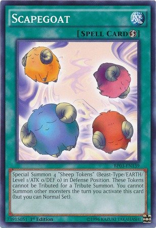 Yu-Gi-Oh! - Scapegoat (BP03-EN139) - Battle Pack 3: Monster League - 1st Edition - Common