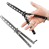 2-Piece Stainless Steel Training Tool for Practicing Flipping Tricks, 100% Safe Strong and Durable, Suitable for Beginners