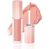 DEARDAHLIA Petal Blur Cream Blush (Mellow) - Soft-Blur Vegan Blush with Lightweight, Cloud Melting Texture, High-Pigment, Long-Lasting, Buildable, Cream to Powder Finish. Sensitive Skin Friendly. 4g