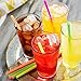 Drinking Straws By Green Direct - 10.75 inches Plastic Smoothie Straws individually wrapped - Extra Long & Thick for use with any Jumbo Cup or Water Bottle - BPA Free - Mixed Neon Colors Pack of 300