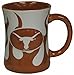 NCAA Texas Longhorns Ceramic Relief Flame Design Mug, Team Color
