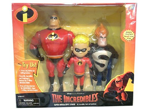 Mr Incredible chat interactive figure three-piece set