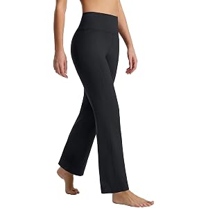 baleaf Women's Yoga Pants with Pockets Straight Leg Leggings