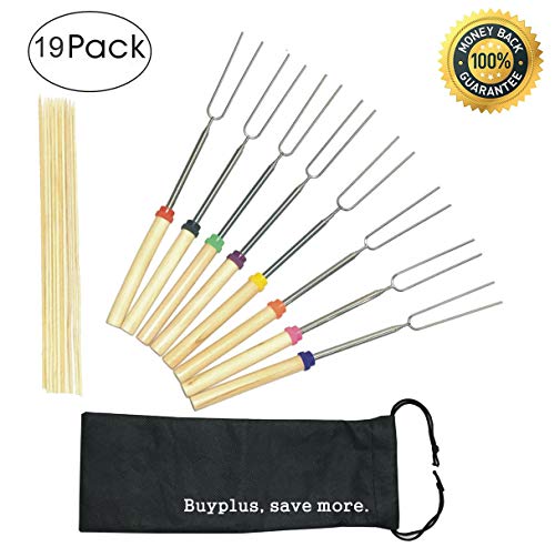 Marshmallow Roasting Sticks Extendable Hot Dogs Shish Kabob