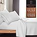 Premium Full (Double) Size Sheets Set - White Hotel Luxury 4-Piece Bed Set, Extra Deep Pocket Special Super Fit Fitted Sheet, Best Quality Microfiber Linen Soft & Durable Design + Better Sleep Guide