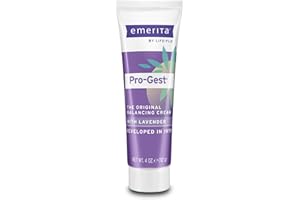 Emerita by Life-flo Pro-Gest Balancing Cream with Lavender - the Original Progesterone Cream for Women w/USP Progesterone from Wild Yam and Lavender Oil, Made without Parabens, 60-Day Guarantee, 4oz