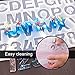 DOMIRE Resin Jewelry Casting Silicone Molds,DIY Craft Hand Making Molds Kit Including 1 Pack Number Alphabet Letter Shaped & 1 Pack Tumbler Mold & 20 Pieces Sliver Key Chain Rings Kit