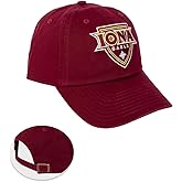 Desert Cactus Iona College Baseball Hat Gaels Brimmed Embroidered Hats Cap Adjustable Cloth Strap Adult (Style A) Red