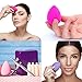 Makeup Sponge With Holder LIPRAP - Egg Shaped Beauty Sponge Pack Plus Stand Case Set - Face Blending Sponges For Cosmetic Brush and Foundation and Powders and Concealer - Prime Applicator