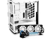 DEEPCOOL GENOME worldwide first unique PC case with integrated 360mm liquid cooling system White case with Blue helix